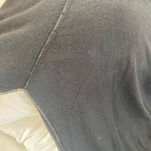 Zadig & Voltaire Size L black sweater with gold thread trim - Picture 5 of 5